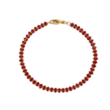 Marquise Garnet Tennis Bracelet