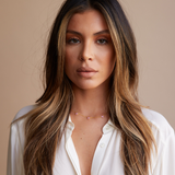 Pink Mini Lotus Charm Necklace