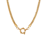 Soie Clasp Necklace
