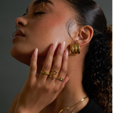 Lucente Earrings Gold