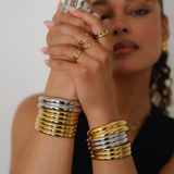 Trina Cuff Bracelet - Silver