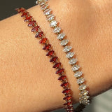 Marquise Petite Tennis Bracelet