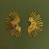 Golden Fanfare Earrings