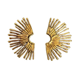 Golden Fanfare Earrings