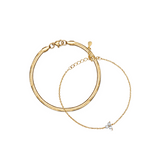 Lotus Herringbone Bracelet Set