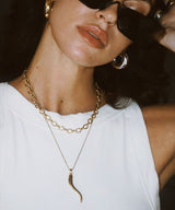 Mega Lucky Italian Horn Necklace