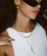 Mega Lucky Italian Horn Necklace