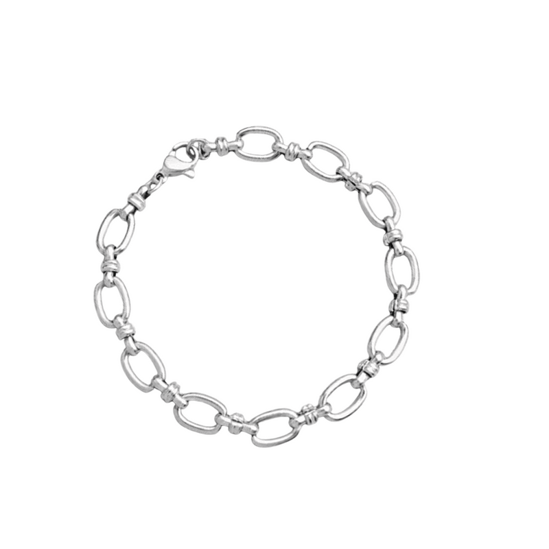 Meldiva Bold Chain Bracelet - Silver