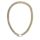 Mille Two Tone Chain Necklace