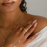 Criss Cross Pave Ring