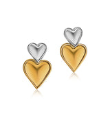 Stacked Heart Earrings