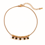 Riva Emerald Anklet