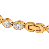 Rivière Pear Tennis Bracelet Gold
