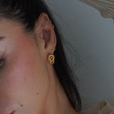 Infinity Pave Pendant Earrings