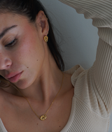 Infinity Pave Pendant Earrings