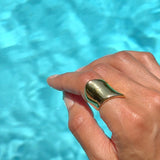 Nia Irregular Ring - Gold