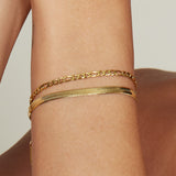Thessa Herringbone Bracelet