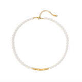 Lucky Pearls + Gold Beaded Set