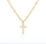 Pavé Glow Initial Necklace