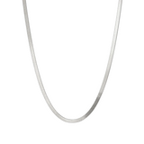 Chalandri Silver Herringbone Necklace