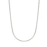 Minimalist Thin Chain Necklace - Silver