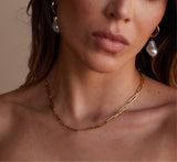 Mega Paperclip Necklace - Amalfi