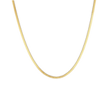 2mm Slim Herringbone Necklace