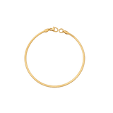 2mm Slim Herringbone Bracelet