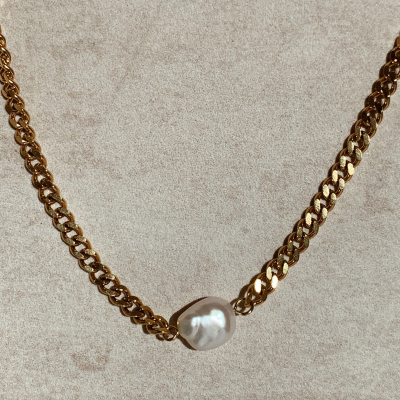 Pearl Chain Choker [Sample Sale]