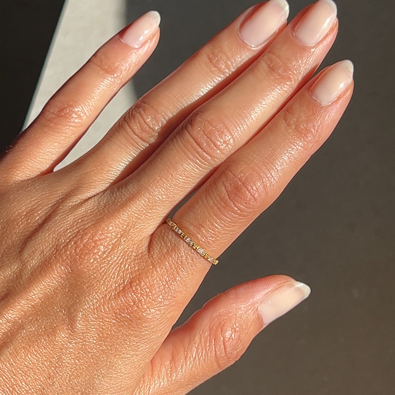 Petite Stone Band Ring