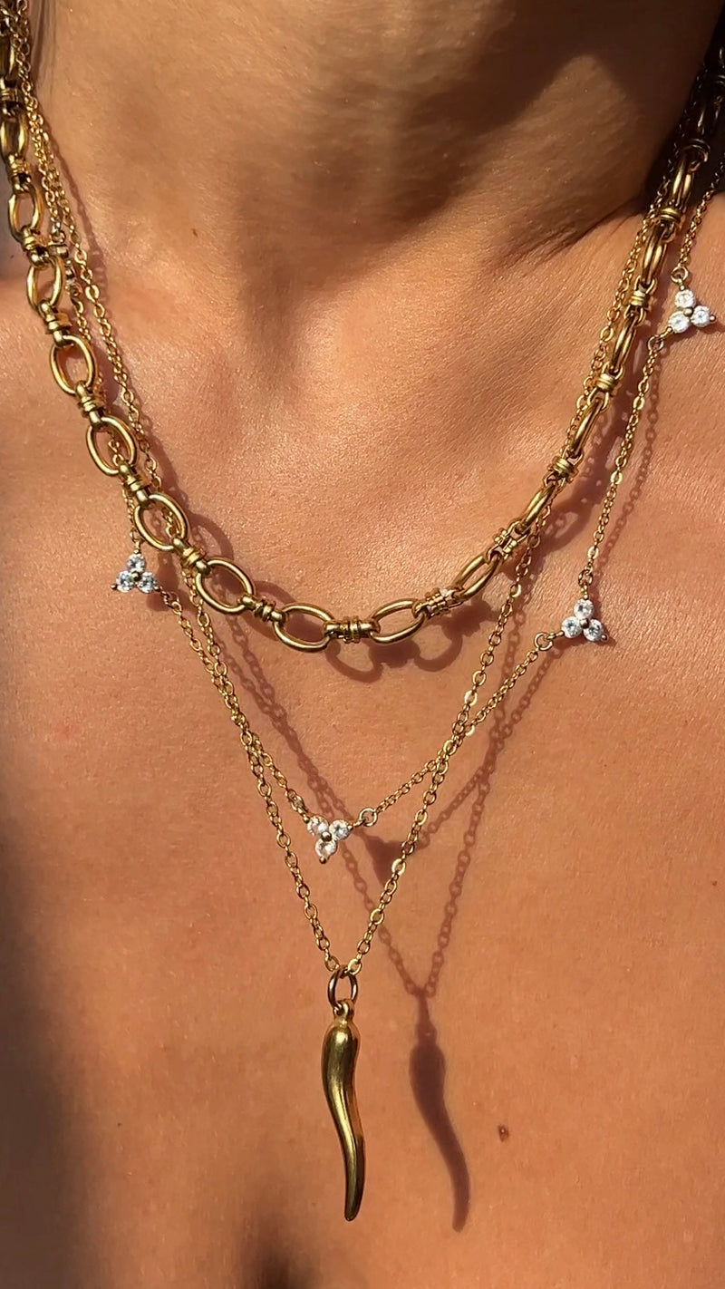 Meldiva Bold Chain Necklace