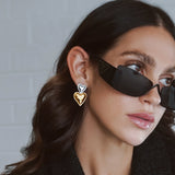 Stacked Heart Earrings