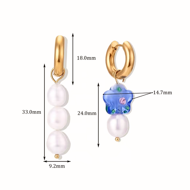 Vetro Pearl Earrings