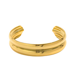 Gold Double Cuff Bracelet