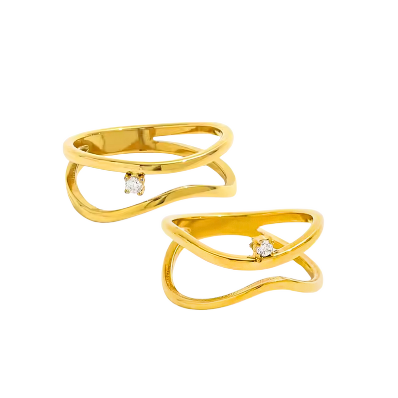 Lunar Harmony Ring Set