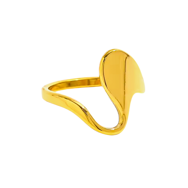 Eccentric Wave Mini Ring