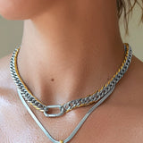 Mille Two Tone Chain Necklace