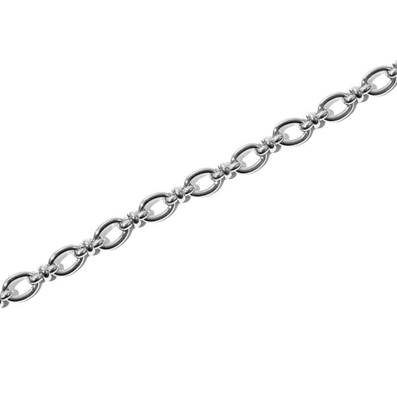 Meldiva Bold Chain Necklace - Silver