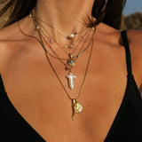 Pearl Cross Necklace
