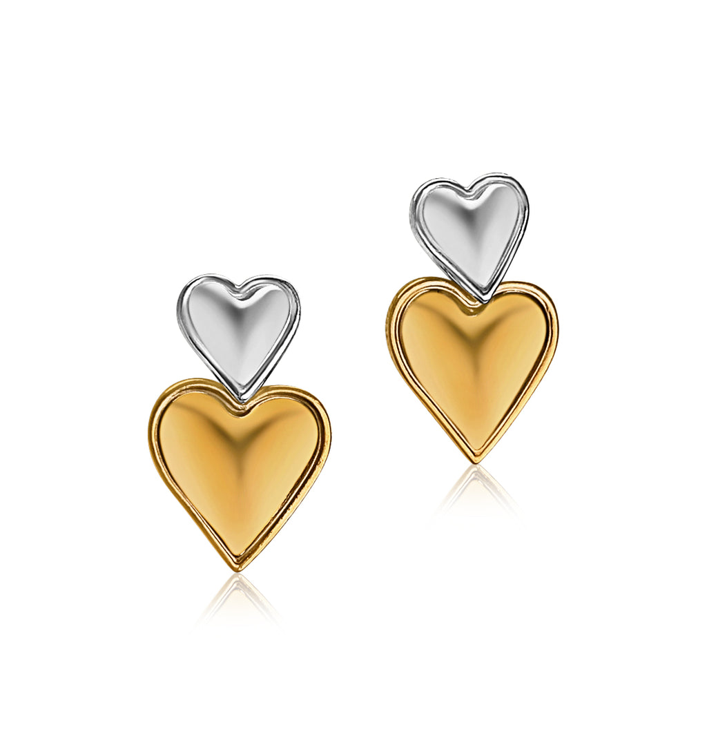 【TATIANA】Amelie Heart Earrings TIED HEART EARRINGS – TANE USA