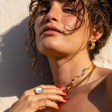 Sienna White Shell Ring [Sample Sale]