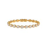 Rivière Pear Tennis Bracelet Gold