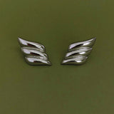 Silver Sleek Seraph Earrings
