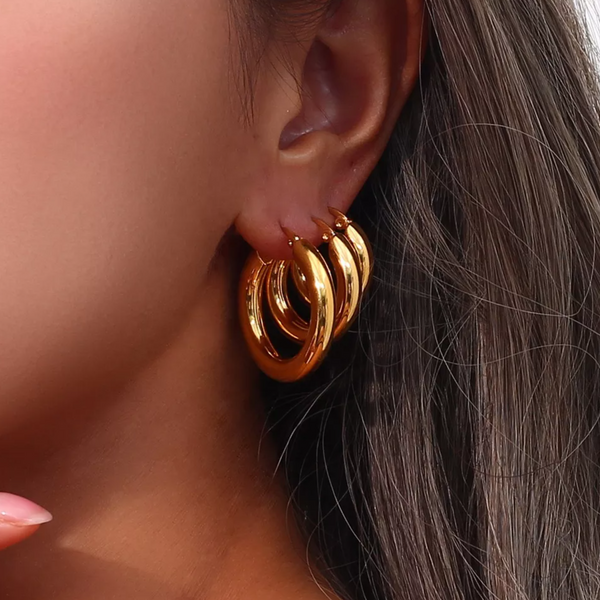 Hailey Hoop Earrings [Sample Sale]