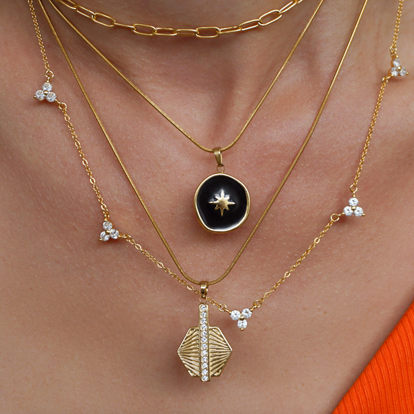 Mini Lotus Charm Necklace [Sample Sale]