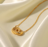 Infinity Pave Pendant Necklace