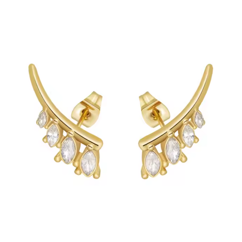 Gold Soirée Earrings