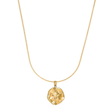 Gold Sea Dollar Pendant Necklace