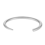 Silver Signature Staple Cuff