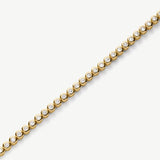 Bezel Tennis Bracelet - Gold